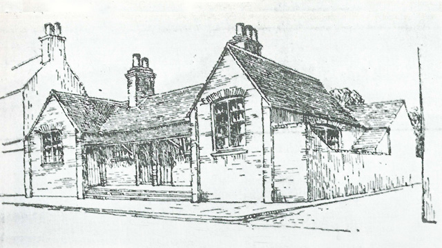 Old grammar school building